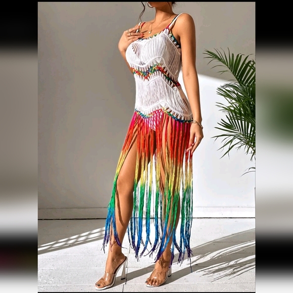 FRINGE BEACH COVER UP - Picture 5 of 9